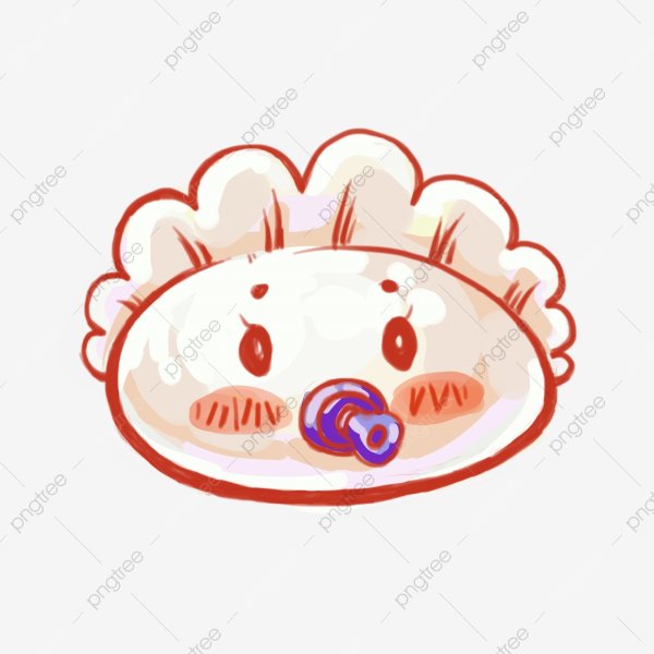 Пельмень мультяшный