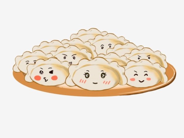 Кавайный пельмешек рисунки