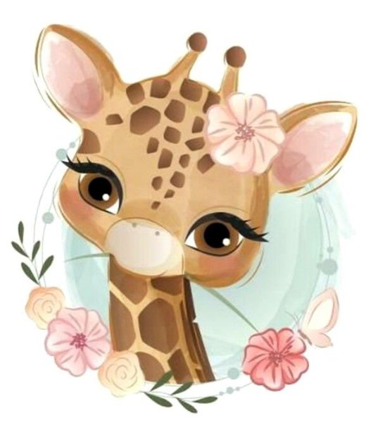 Жирафик арт милый