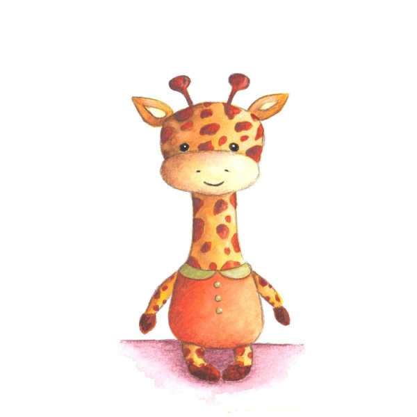 Жирафик для срисовки