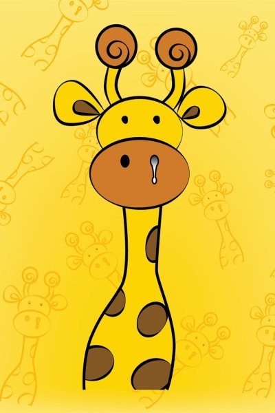 Жираф рисунок