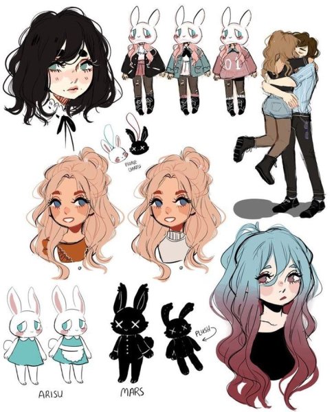 Стили рисования персонажей