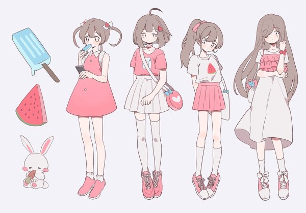 Анимешная одежда для девушек