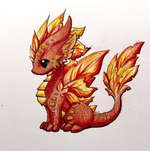 Огненный дракончик