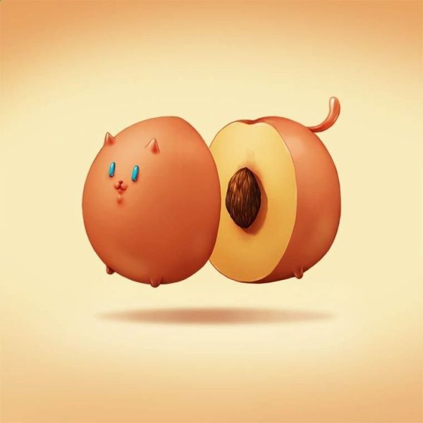 Няшный персик