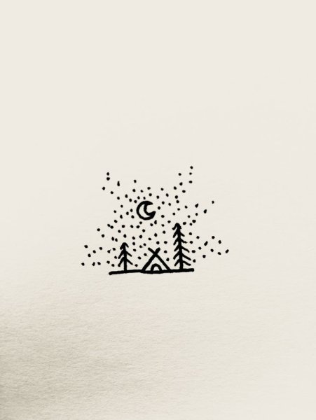 Минималистические рисунки