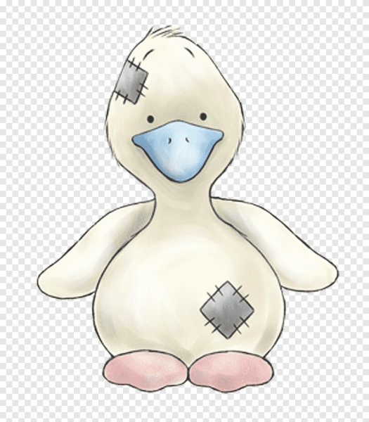 Милая плюшевая игрушка нарисованная