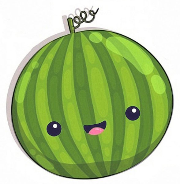 Арбуз с глазками