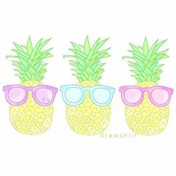 Гавайские легкие рисунки