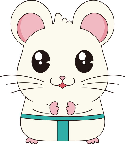 Милые хомячки для рисования