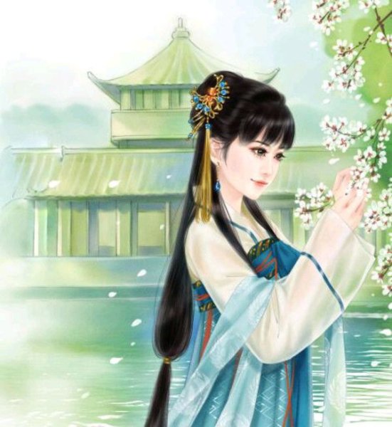 Китайские прически арт