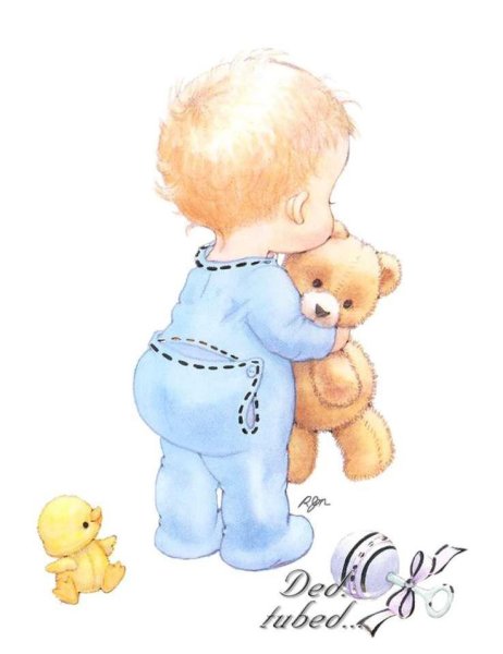 Малыш акварель