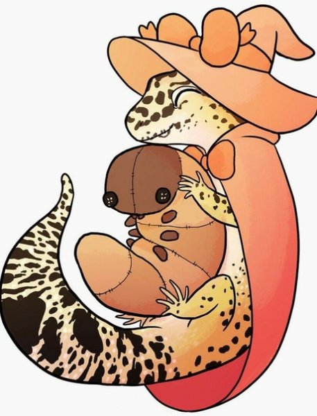 Милые Гекконы арты