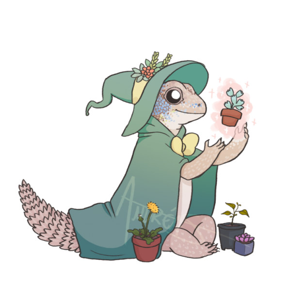 Геккон эублефар арт