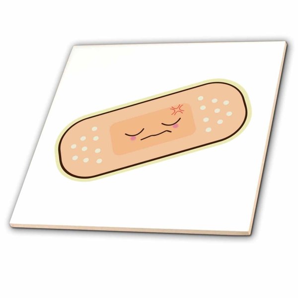 Цветной пластырь на носу