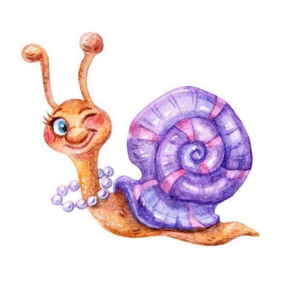 Улитка с большими глазами