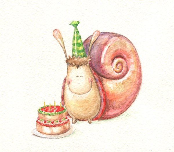 С днем рождения улитка
