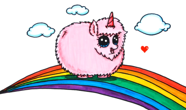 Милые радужные рисуночки