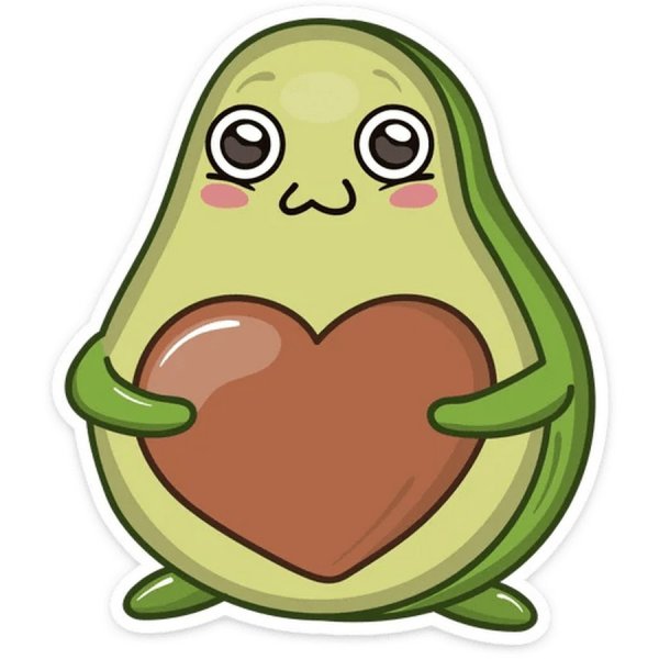 Стикеры Авокадик