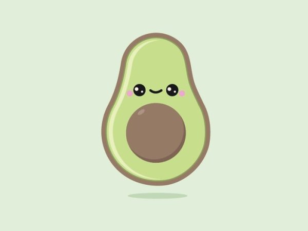 Авокадо для срисовки