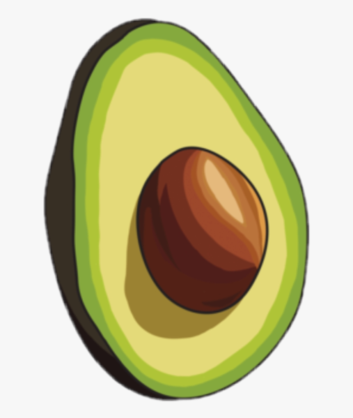 Мультяшные авокадо