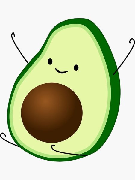 Наклейки "авокадо"