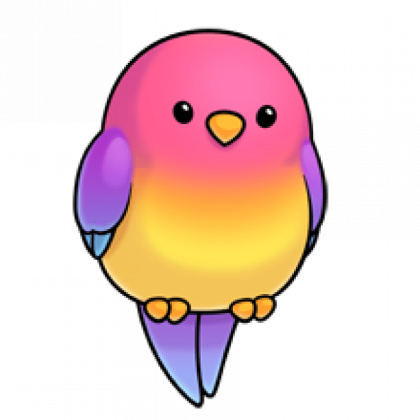 Кавайный попугай