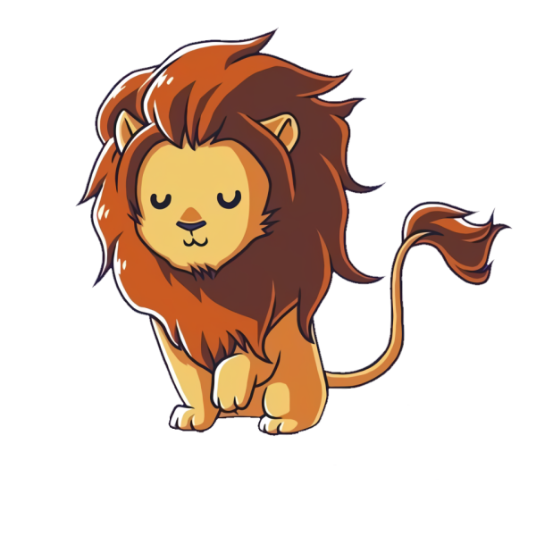 Стикер Львенок