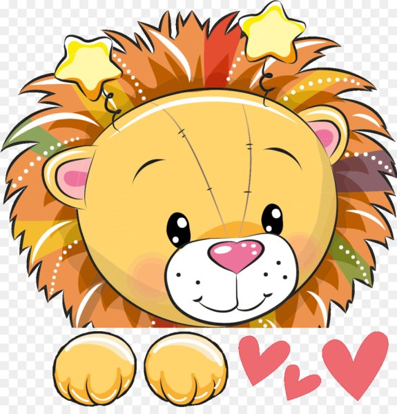 Мультяшные львы