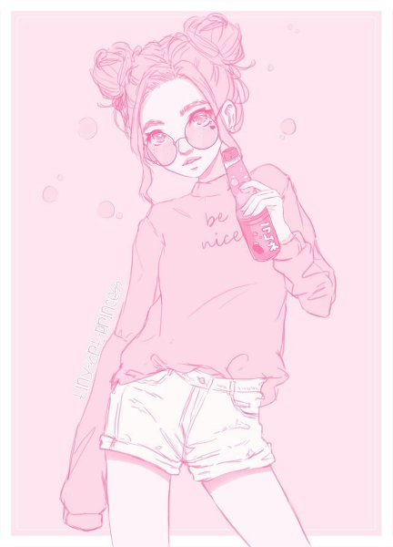 Арты в стиле тумблер