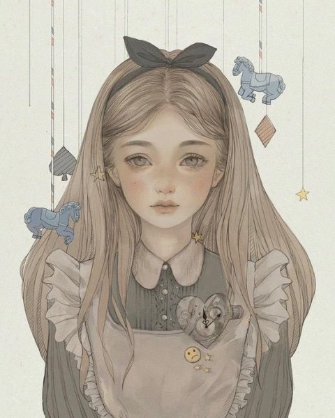 Алиса в Зазеркалье арт