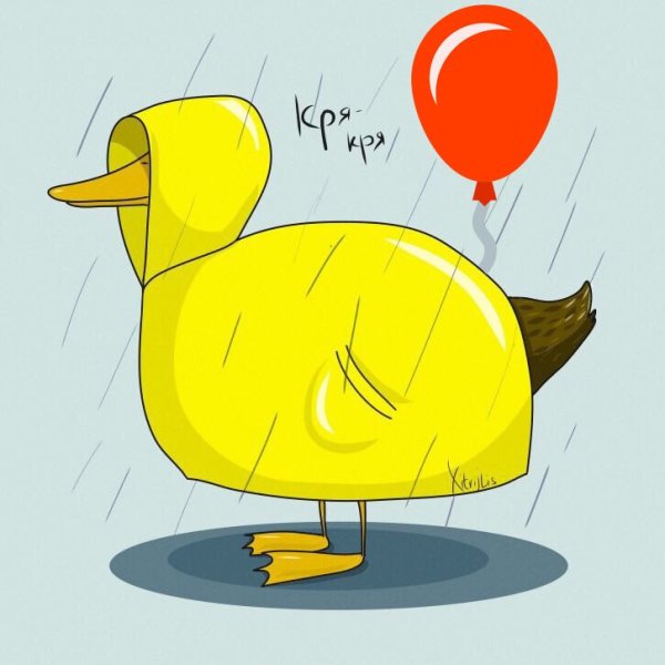 Милые мультяшные уточки