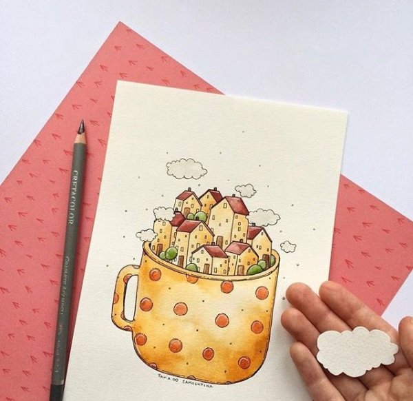 Милые рисунки для скетчбука лёгкие