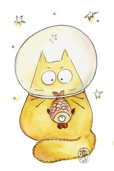 Забавные котики от Марии Ван Брюгген