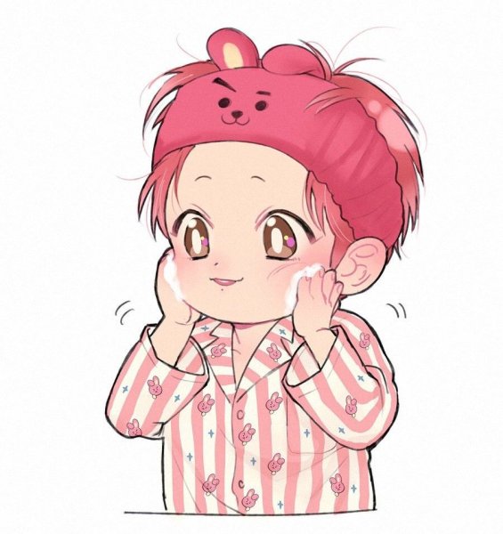 BTS Art Чиби Чонгук