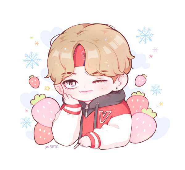 Чиби Тэхен из БТС