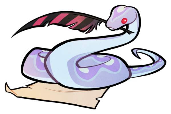 Милые змеи для срисовки