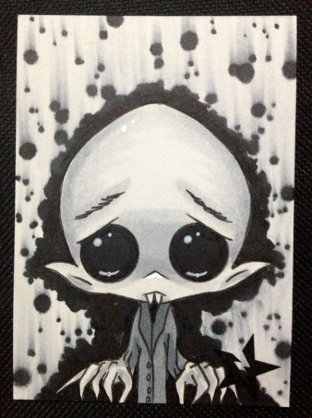 Страшный но милый рисунок