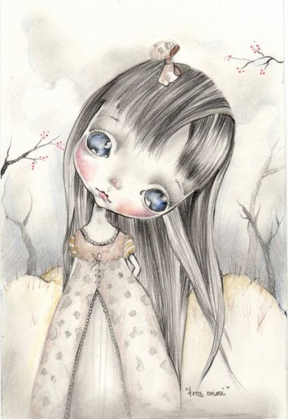 Рисунки милый страшный