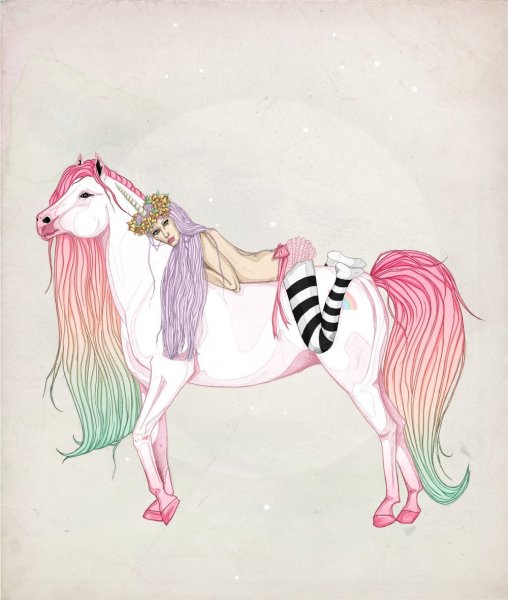 Единорог зарисовка