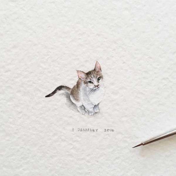 Миниатюрны картины животных