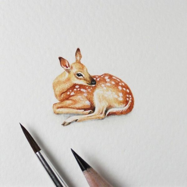 Миниатюры акварелью