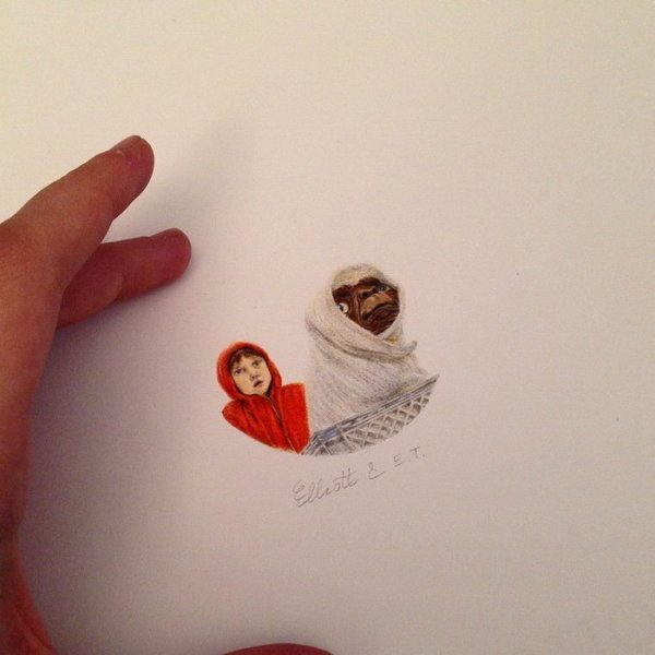 Прикольные миниатюрные рисунки