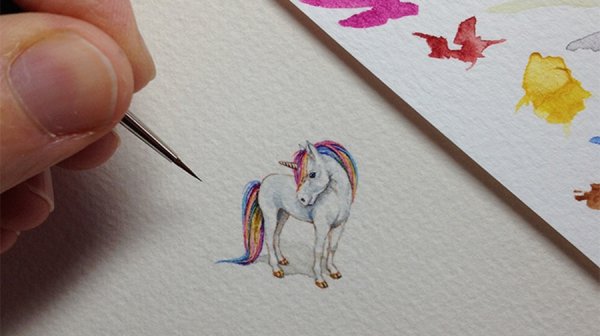 Миниатюра карандашом