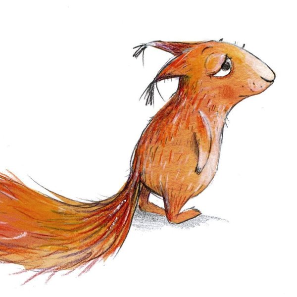 Белочка иллюстрация