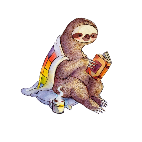 Ленивец мультяшный