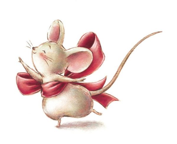 Мышонок акварель