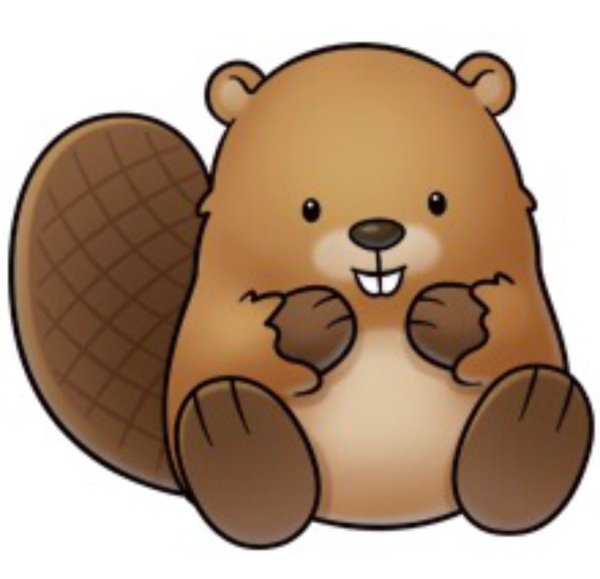 Бобер мультяшный