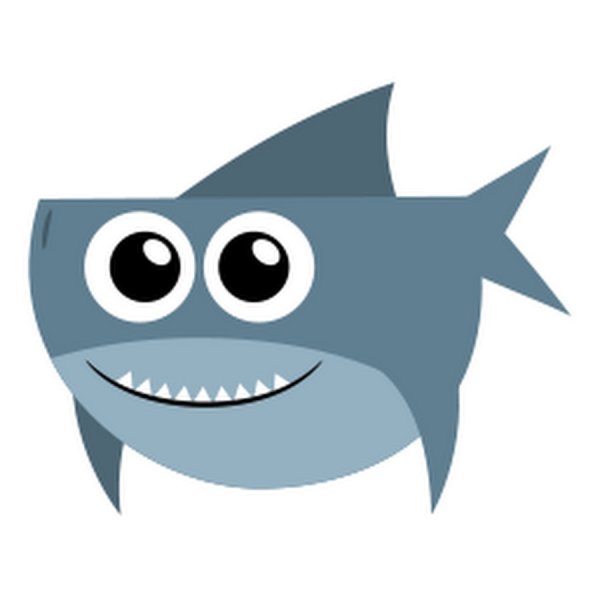 Логотип акула добрая