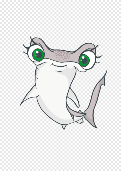 Акула мультяшка